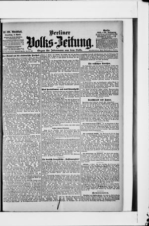 Berliner Volkszeitung on Apr 4, 1905