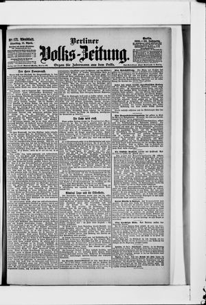 Berliner Volkszeitung on Apr 11, 1905