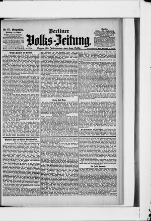 Berliner Volkszeitung vom 14.04.1905
