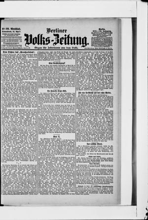 Berliner Volkszeitung vom 15.04.1905
