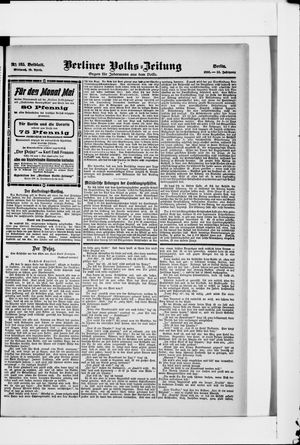 Berliner Volkszeitung vom 19.04.1905