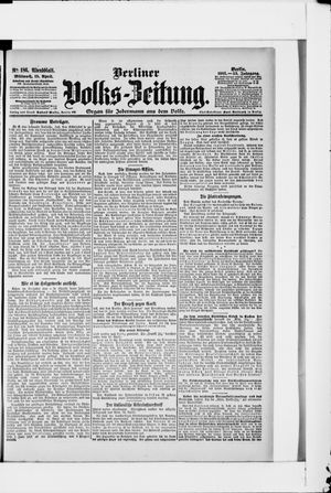 Berliner Volkszeitung on Apr 19, 1905