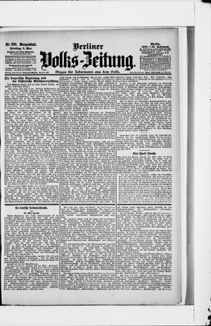 Berliner Volkszeitung vom 02.05.1905