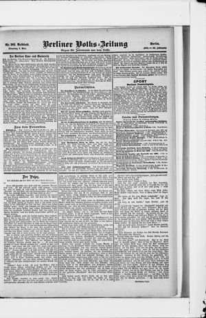 Berliner Volkszeitung vom 02.05.1905