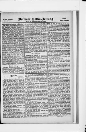 Berliner Volkszeitung vom 03.05.1905