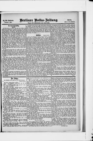 Berliner Volkszeitung vom 05.05.1905