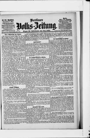 Berliner Volkszeitung vom 06.05.1905