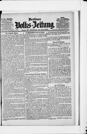 Berliner Volkszeitung vom 11.05.1905