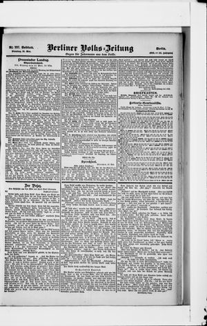 Berliner Volkszeitung vom 16.05.1905