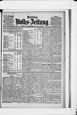 Berliner Volkszeitung vom 18.05.1905