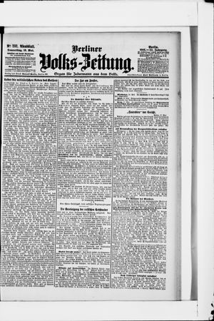 Berliner Volkszeitung vom 18.05.1905