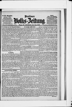 Berliner Volkszeitung vom 19.05.1905