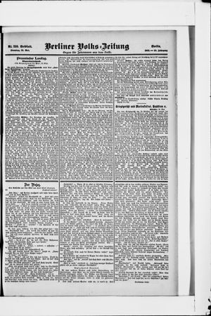 Berliner Volkszeitung vom 23.05.1905
