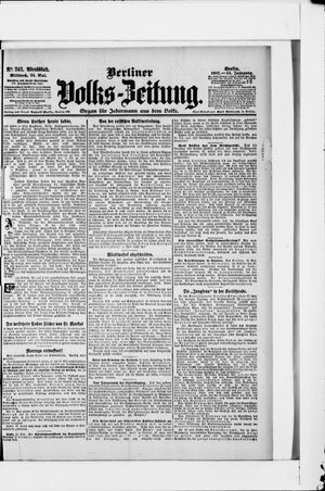 Berliner Volkszeitung vom 24.05.1905
