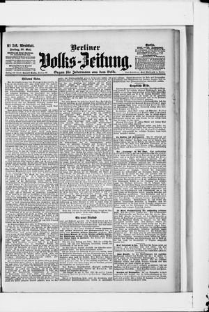 Berliner Volkszeitung vom 26.05.1905