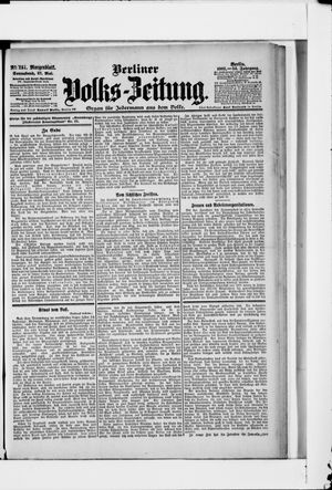 Berliner Volkszeitung vom 27.05.1905