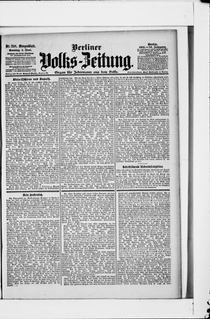 Berliner Volkszeitung vom 04.06.1905