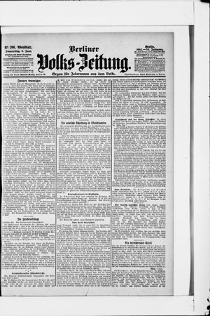 Berliner Volkszeitung vom 08.06.1905