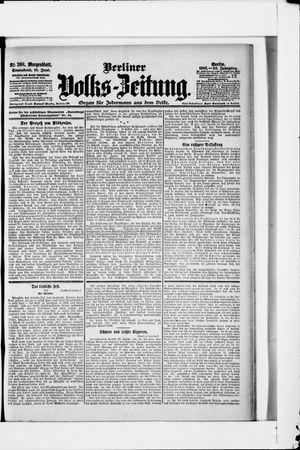 Berliner Volkszeitung vom 10.06.1905