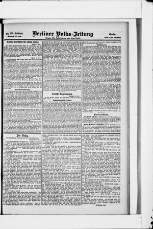 Berliner Volkszeitung vom 14.06.1905
