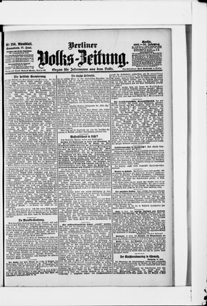 Berliner Volkszeitung vom 17.06.1905
