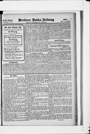 Berliner Volkszeitung vom 22.06.1905