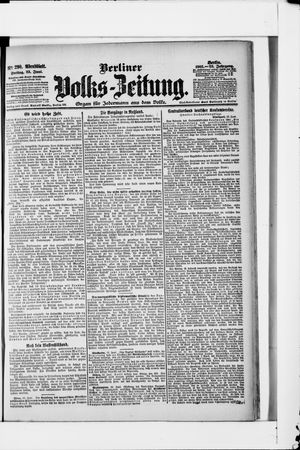 Berliner Volkszeitung vom 23.06.1905