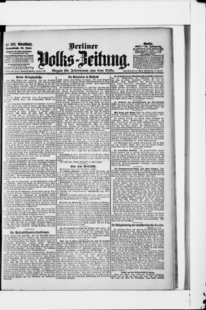 Berliner Volkszeitung on Jun 24, 1905