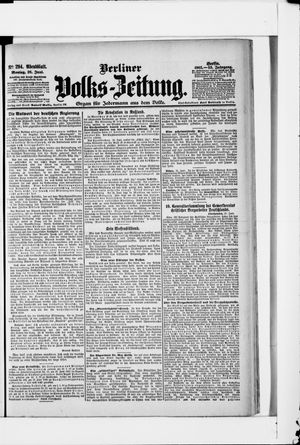 Berliner Volkszeitung vom 26.06.1905