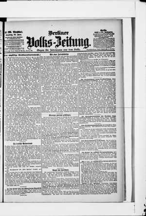 Berliner Volkszeitung vom 27.06.1905