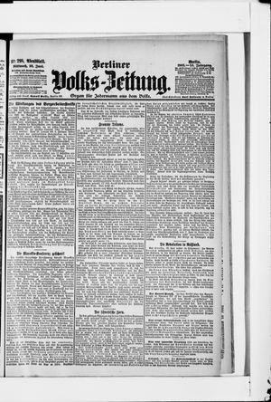 Berliner Volkszeitung vom 28.06.1905