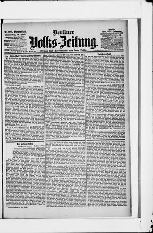 Berliner Volkszeitung vom 29.06.1905