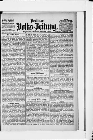 Berliner Volkszeitung vom 29.06.1905