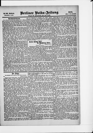 Berliner Volkszeitung vom 01.07.1905