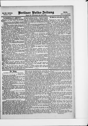 Berliner Volkszeitung vom 05.07.1905