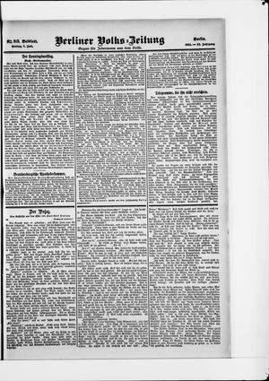 Berliner Volkszeitung on Jul 7, 1905