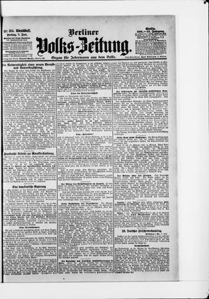 Berliner Volkszeitung on Jul 7, 1905