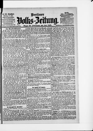 Berliner Volkszeitung vom 10.07.1905