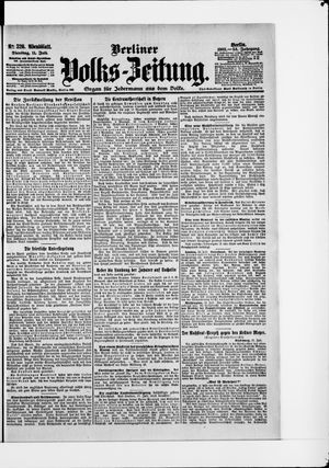 Berliner Volkszeitung vom 11.07.1905