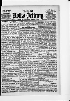 Berliner Volkszeitung vom 14.07.1905