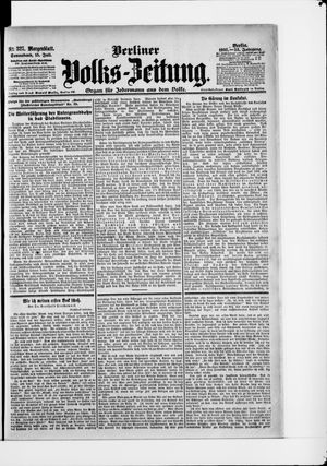 Berliner Volkszeitung vom 15.07.1905