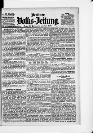 Berliner Volkszeitung vom 15.07.1905