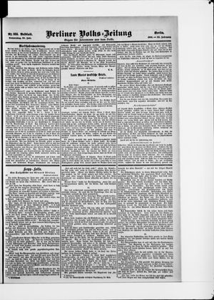 Berliner Volkszeitung vom 20.07.1905