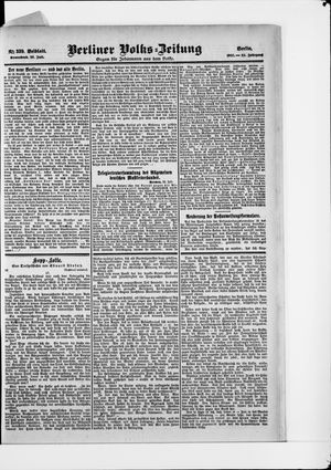 Berliner Volkszeitung vom 22.07.1905