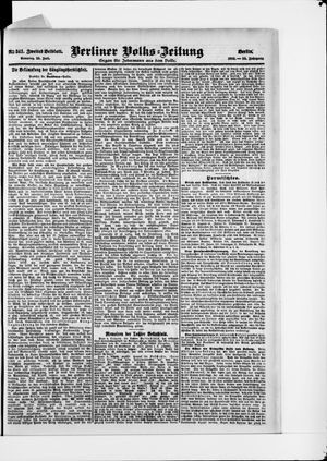Berliner Volkszeitung vom 23.07.1905