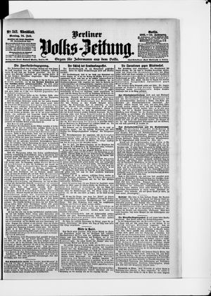 Berliner Volkszeitung vom 24.07.1905