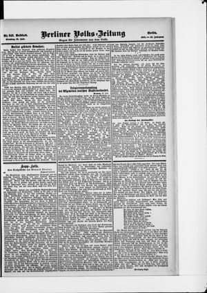 Berliner Volkszeitung vom 25.07.1905