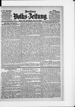 Berliner Volkszeitung vom 26.07.1905