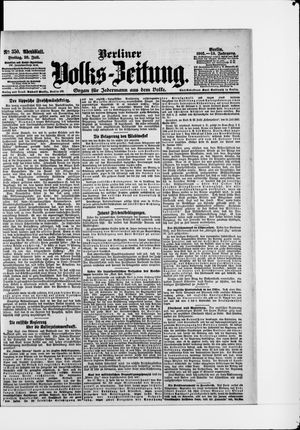 Berliner Volkszeitung vom 28.07.1905