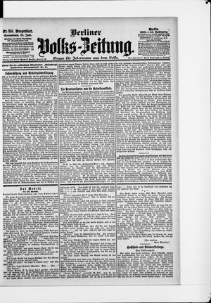 Berliner Volkszeitung vom 29.07.1905